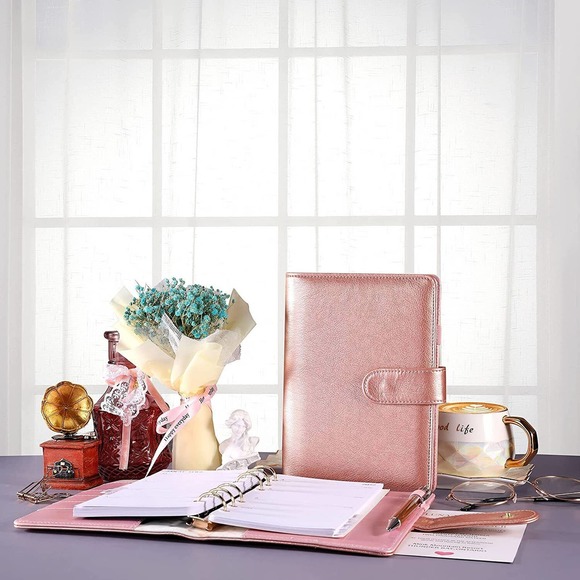 A6 Notebook Binder Cover - Binder Cover 6 Ring, Mini Binder for A6 Filler Paper - Picture 7 of 16